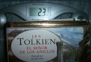 Peso Detalle del peso del libro