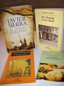 Libros de Sierra, Houellebecq, Hanff y Abdolah
