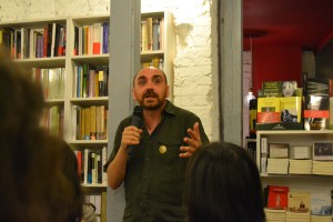 Enrique Redel durante su intervención