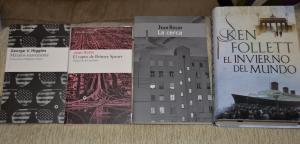 Libros de George V. Higgins, Jean Rolin y Ken Follet